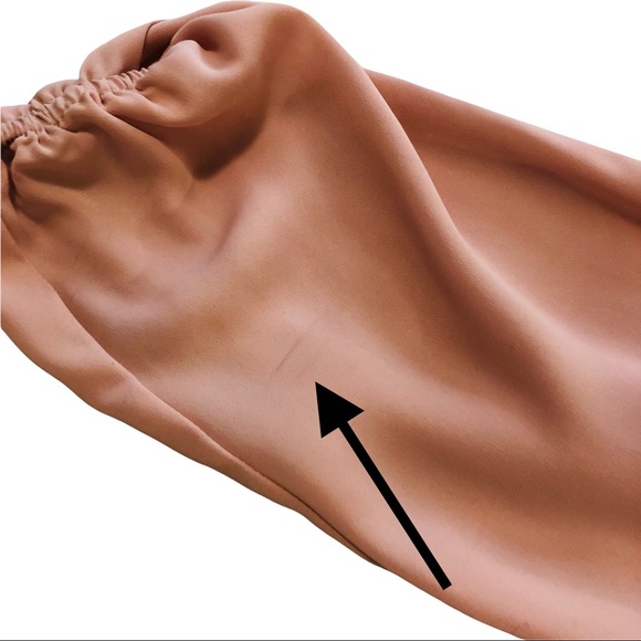 Amanda Uprichard Cold Shoulder Long Sleeve Tie Front Blouse Pastel Pink S - Picture 16 of 16